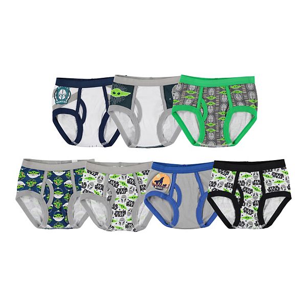 Disney Star Wars Mandalorian 7-Pack Brief Underwear