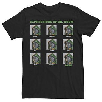 Men's Marvel Expressions Of Dr. Doom Panels Tee