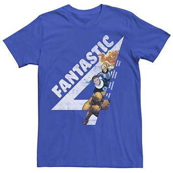 Men's Marvel Fantastic Four Group Shot Logo Fill Tee