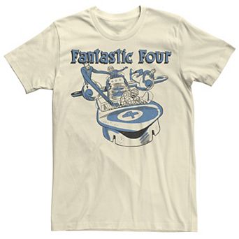 Men's Marvel Fantastic Four Group Shot Fantasticar Tee