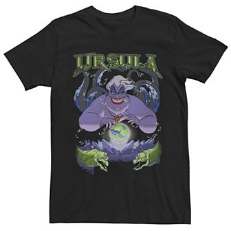 Disney's The Little Mermaid Ursula Men's Cauldron Dark Portrait Tee