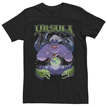 Disney's The Little Mermaid Ursula Men's Cauldron Dark Portrait Tee