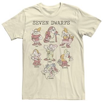 Disney's Snow White Seven Dwarfs Portraits Men's Tee