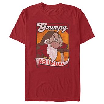 Disney's Snow White Grumpy As Usual Men's Tee