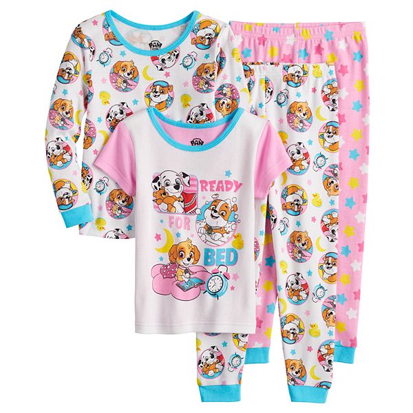Toddler Girl PAW Patrol Ready For Bed Tops Bottoms Pajama Set