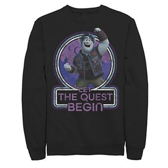 Disney / Pixar's Onward Barley Men's Let The Quest Begin Portrait Sweatshirt