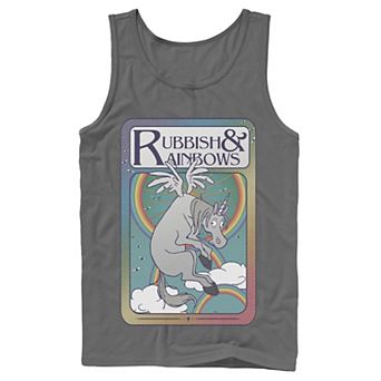 Men's Disney / Pixar Onward Rubbish & Rainbows Card Tank Top