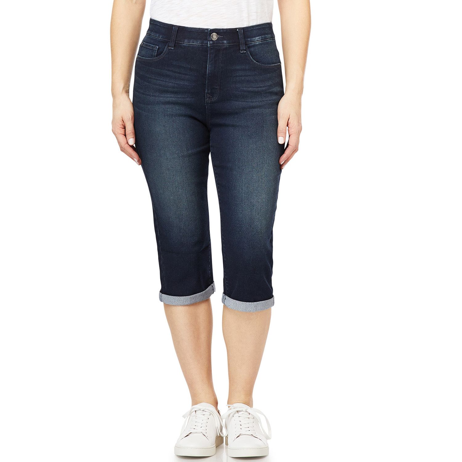 denim capri for ladies