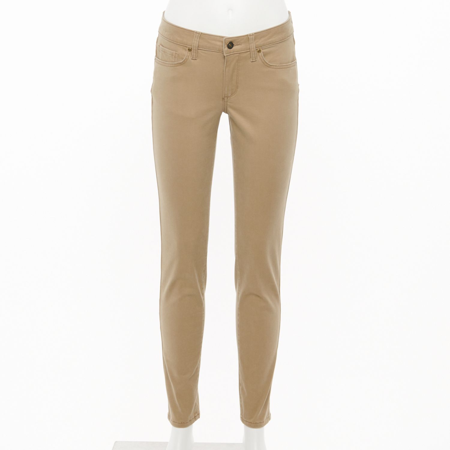 womens khaki skinny pants