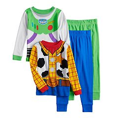 Disney Toy Story 4 Boys Coral Fleece Pyjamas Hoodie All in One PJs