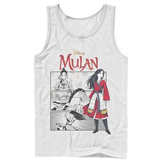 Men's Disney Mulan Comic Panels Tank Top