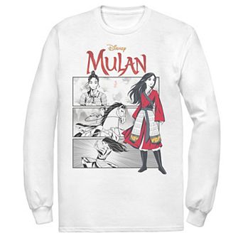 Men's Disney Mulan Comic Panels Tee