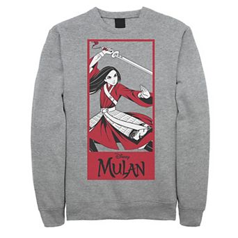 Disney's Mulan Live Action Mulan Action Pose Panel Men's Sweatshirt