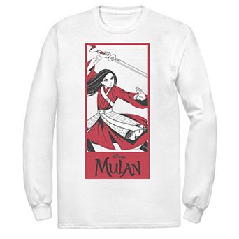 Men's Disney Mulan Live Action Mulan Action Pose Panel Tee