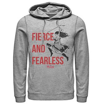 Disney's Mulan Fierce And Fearless Action Pose Men's Hoodie