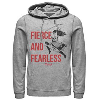 Disney's Mulan Fierce And Fearless Action Pose Men's Hoodie