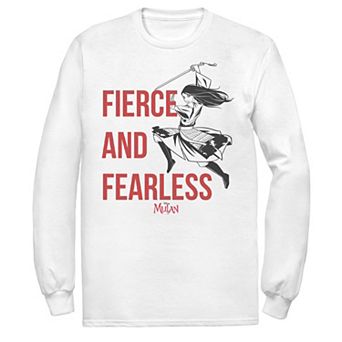 Men's Disney Mulan Live Action Fierce And Fearless Action Pose Tee