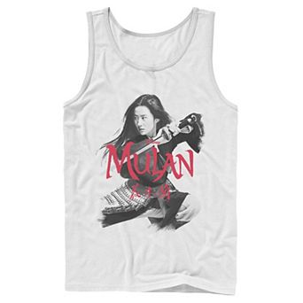 Men's Disney Mulan Live Action Mulan Action Pose Logo Tank Top