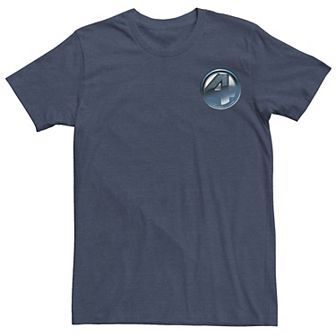 Men's Marvel Fantastic Four Invisible Woman Left Chest Logo Tee