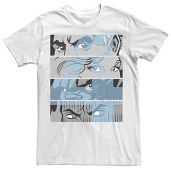 Men's Marvel Fantastic Four Group Shot Eyes Panel Tee