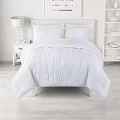 All white deals queen comforter set