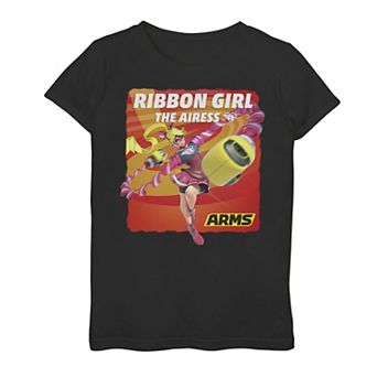 Girls 7-16 Arms Ribbon Girl The Airess Poster Graphic Tee