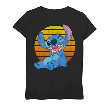 Disney's Lilo & Stitch Girls 7-16 Sunset Portrait Graphic Tee