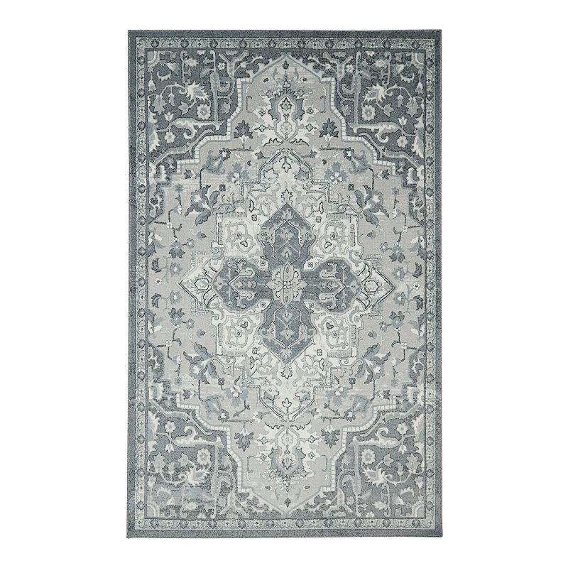 Mohawk Home Prismatic Emiko Recycled EverStrand Area Rug, Grey, 8X10 Ft