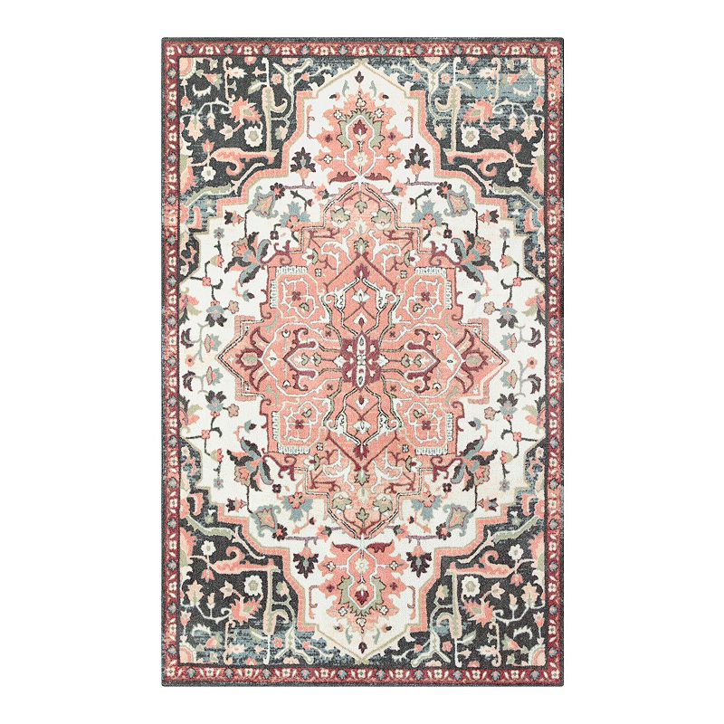 Mohawk Home Prismatic Emiko Recycled EverStrand Area Rug, Pink, 8X10 Ft