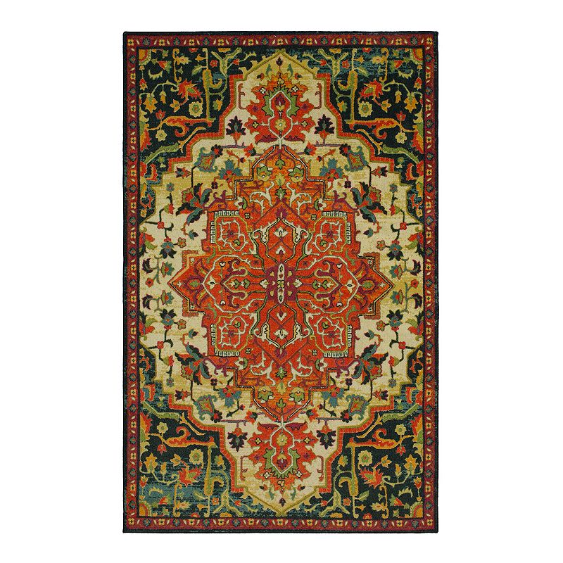 Mohawk Home Prismatic Emiko Recycled EverStrand Area Rug, Multicolor, 5X8 Ft
