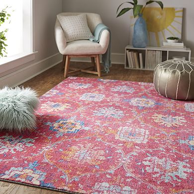Mohawk Home Prismatic Amherst Light Blue Recycled EverStrand Area Rug