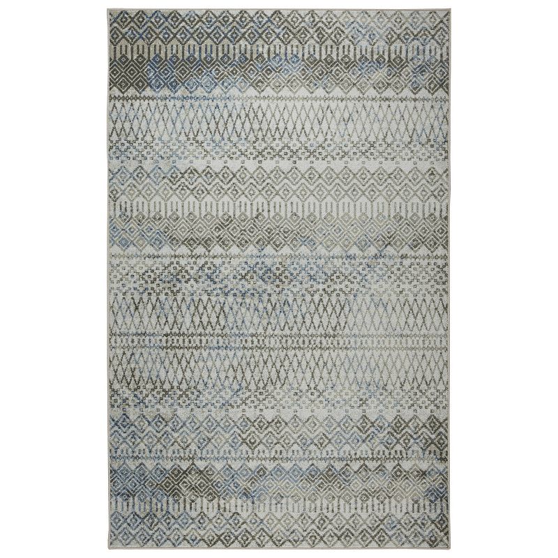 Mohawk Home Prismatic Prale Recycled EverStrand Area Rug, Beig/Green, 2.5X10 Ft