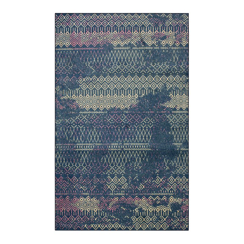 Mohawk Home Prismatic Prale Recycled EverStrand Area Rug, Purple, 5X8 Ft