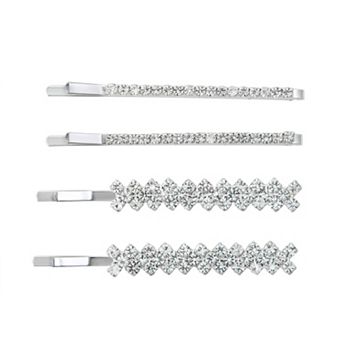 Nine West Simulated Crystal Bobby Pin Set