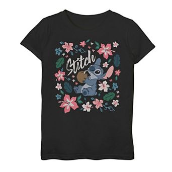 Disney's Lilo & Stitch Girls 7-16 Tropical Floral Graphic Tee