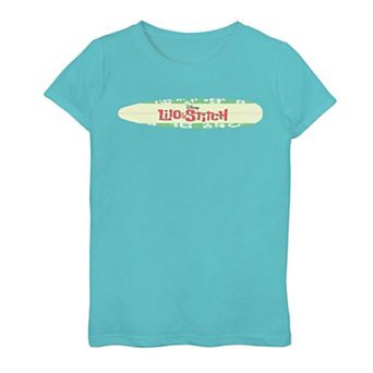 Disney's Lilo & Stitch Girls 7-16 Surfboard Movie Logo Graphic Tee