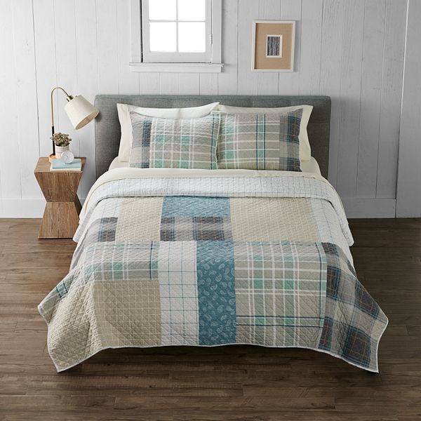 Cuddl Duds® Heavyweight Flannel Quilt Set with Shams