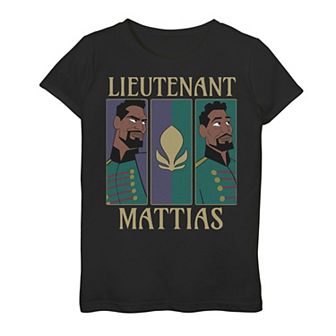 Disney's Frozen 2 Girls 7-16 Lieutenant Mattias Panels Graphic Tee