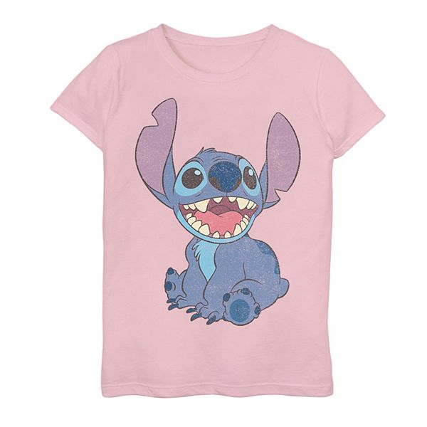 Disney's Lilo & Stitch Girls 7-16 Happy Stitch Portrait Graphic Tee