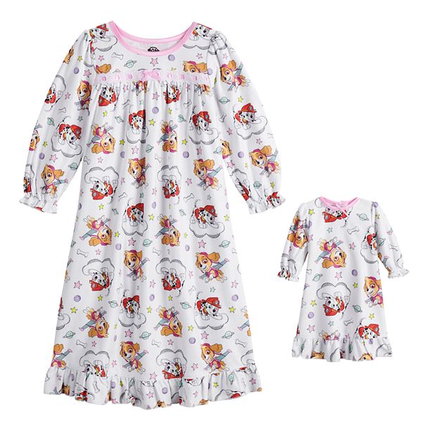 Toddler Girl Paw Patrol Dream Big Nightgown & Doll Gown