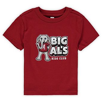 Toddler Crimson Alabama Crimson Tide Big Al's Kids Club Big Logo T-Shirt
