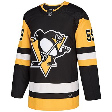 Men's adidas Jake Guentzel Black Pittsburgh Penguins Authentic Player Jersey