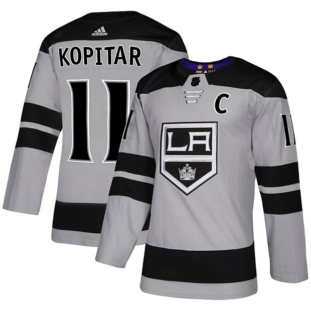 Anze Kopitar Los Angeles Kings adidas Alternate Authentic Player Jersey -  Gray