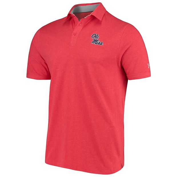 Men s Under Armour Red Ole Miss Rebels Charged Cotton Performance