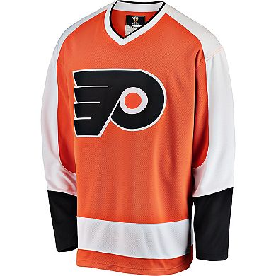 Men's Fanatics Branded Orange Philadelphia Flyers Premier Breakaway Heritage Blank Jersey