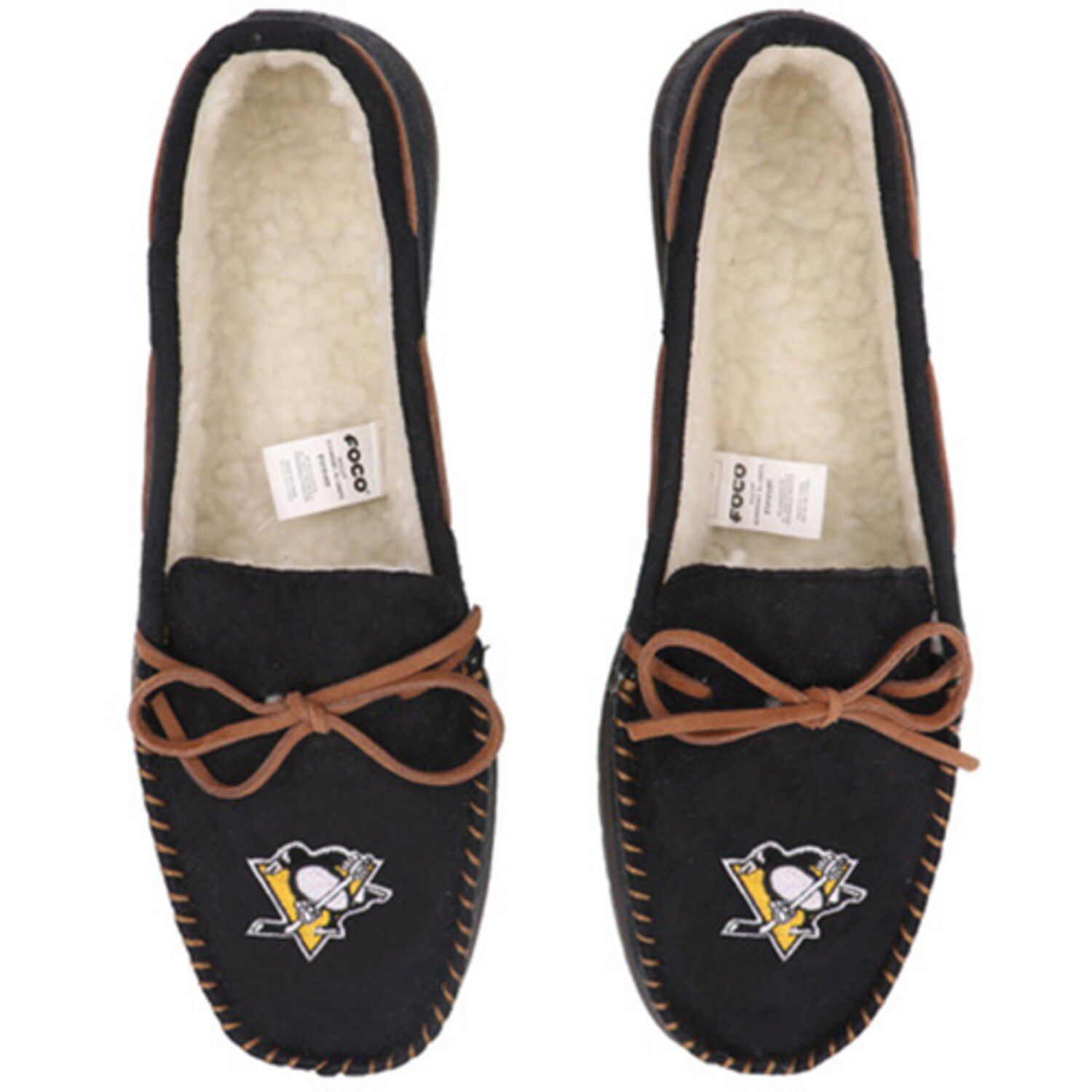 penguin moccasin slipper