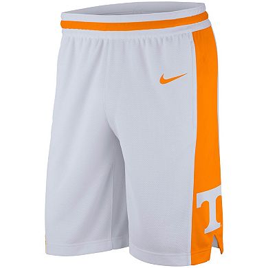 Men's Nike White Tennessee Volunteers Retro Replica Performance Basketball Shorts