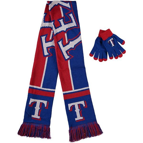 Texas Rangers Hol Gloves & Scarf Set