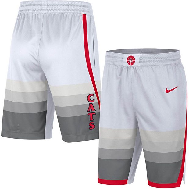 Nike White Arizona Replica Basketball Performance Shorts