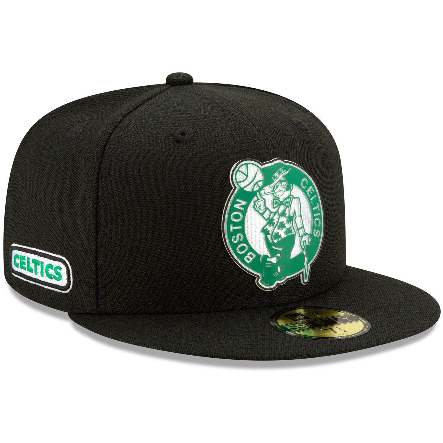 black on black celtics hat